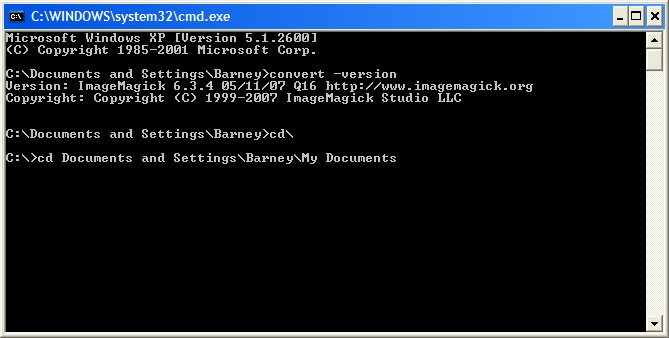 command window view