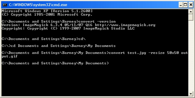 command window view